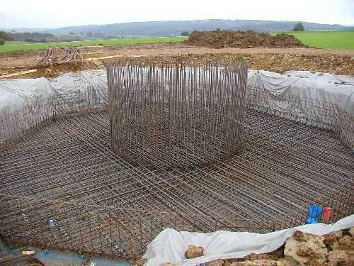 Armierung des Fundaments