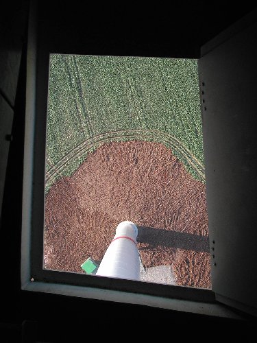 Blick aus der Gondel nach unten.